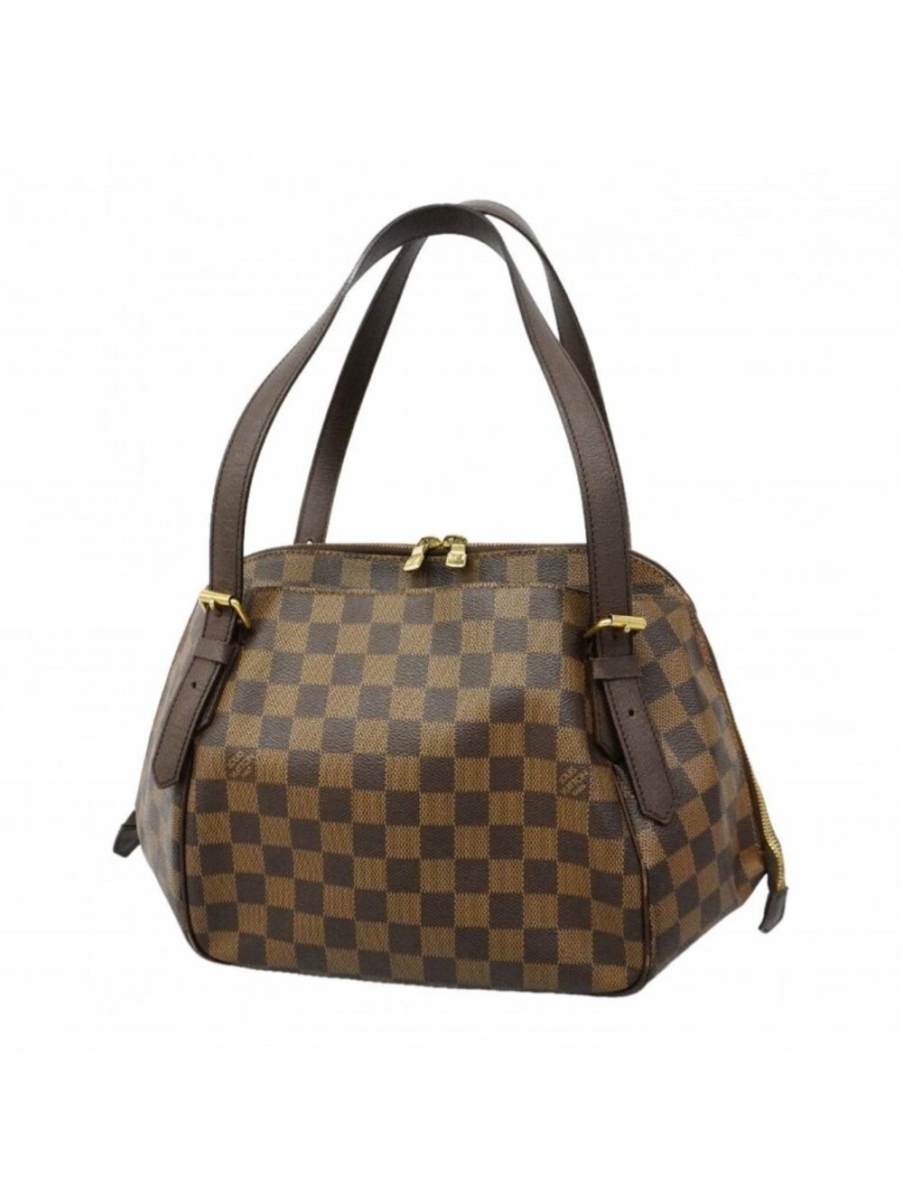 Louis Vuitton Shoulder Bag Damier Belem MM Ebene - Picture 1 of 10